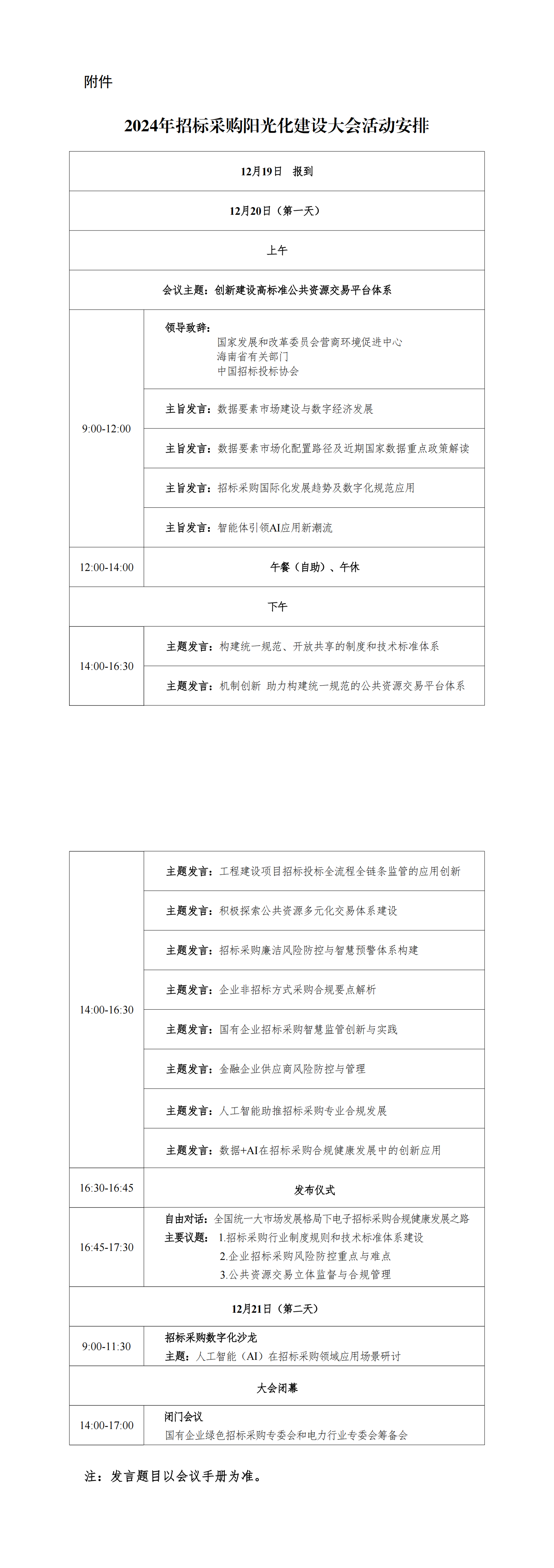 關于召開2024年招標采購陽光化建設大會的通知