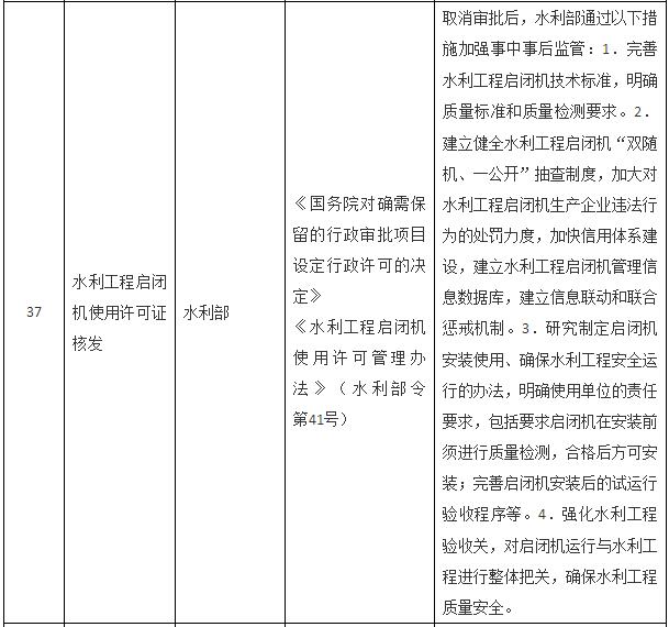 國務(wù)院關(guān)于取消一批行政許可事項的決定
